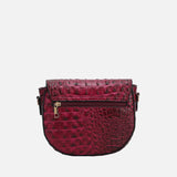 Amalia Croc Effect Crossbody Bag