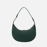 Mire Faux Leather Half Moon Shoulder Bag