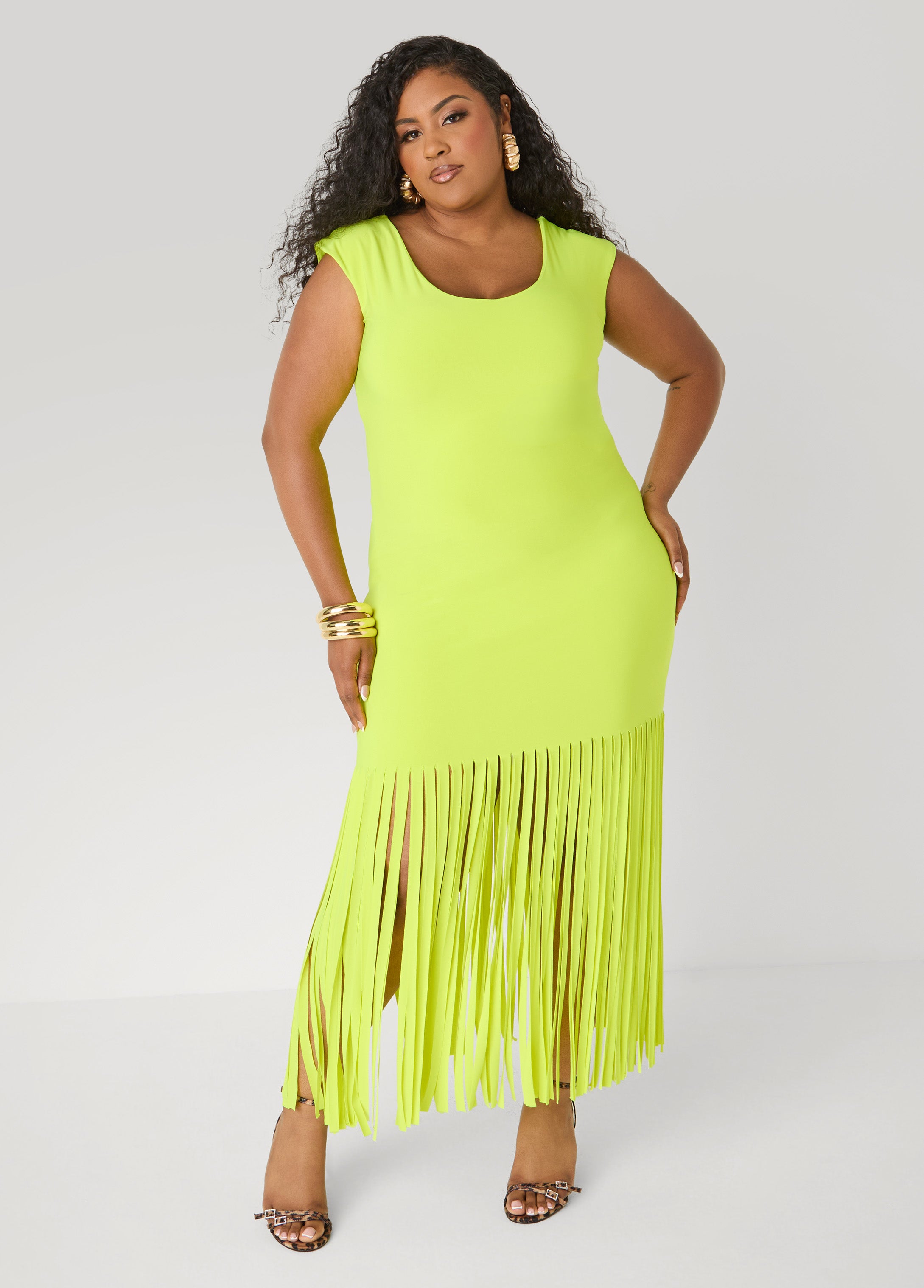 Fringed Knit Maxi Dress – Ashley Stewart Fringed Knit Maxi Dress – Ashley Stewart