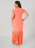 Fringed Maxi Dress