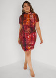 Printed Bodycon Dress
