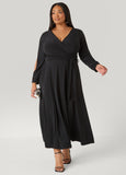 Tall Split Sleeve A Line Maxi Dress