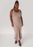 Marled Maxi Tank Dress