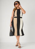 Plus Size sheath dress plus size church dress plus midaxi knit dress
