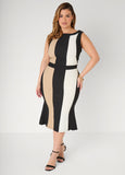 Plus Size sheath dress plus size church dress plus midaxi knit dress