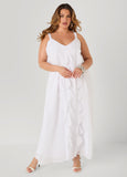 Appliqued Maxi Dress