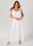 Appliqued Maxi Dress