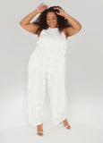 Cutout Fringed Jumpsuit