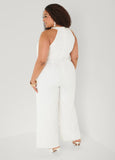 Cutout Fringed Jumpsuit