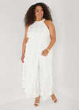 Cutout Fringed Jumpsuit