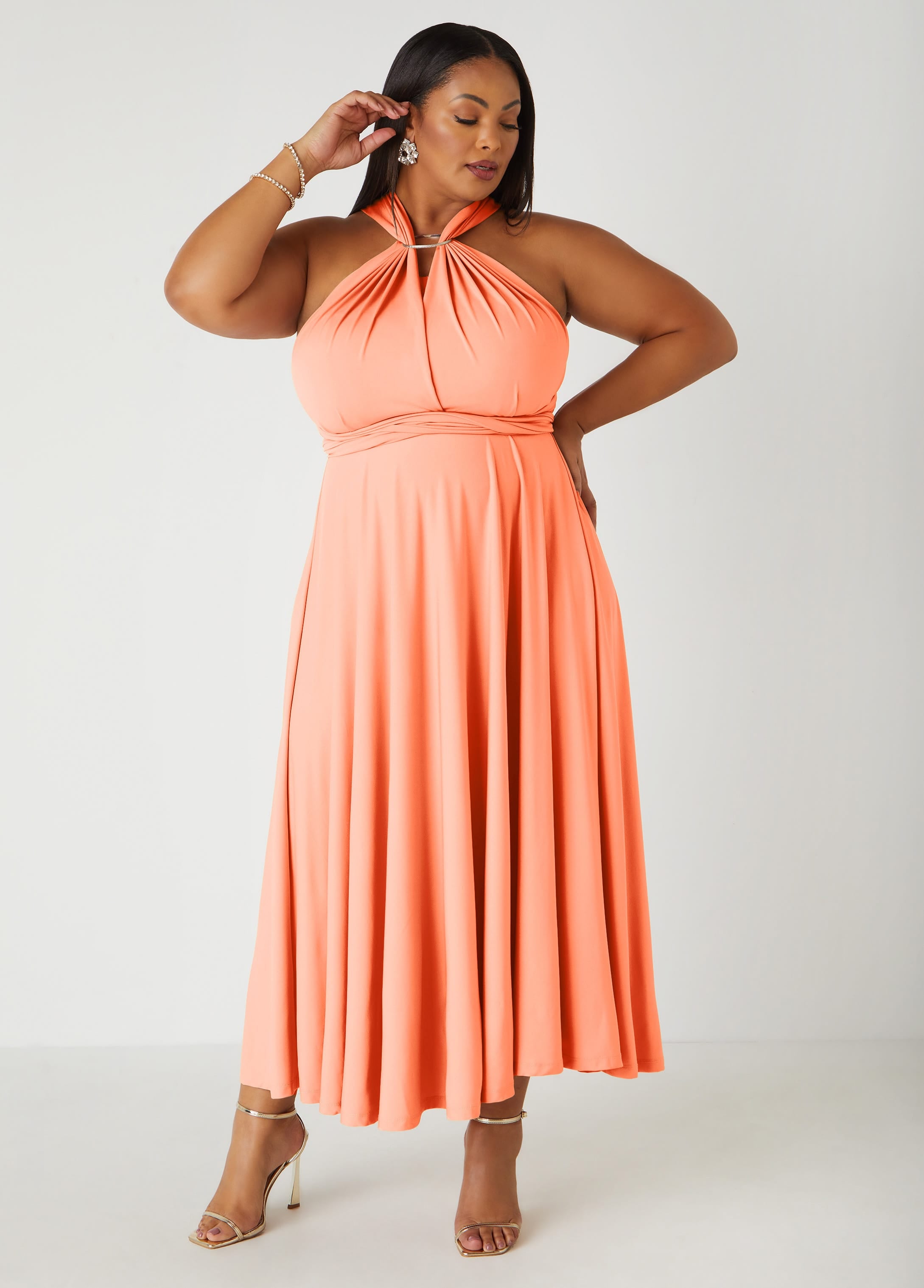 Maxi Convertible Dress – Ashley Stewart