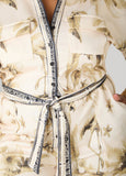 Tropical Print Romper
