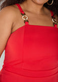 Cutout Embellished Bodycon Dress