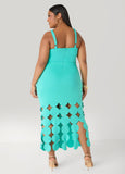 Embellished Cutout Bodycon Dress