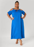 Cold Shoulder Maxi Dress