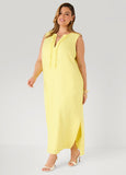 Plus Size pompom sun maxi dress plus size trendy summer dress