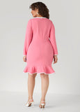 Bow Embellished Cutout Dress
