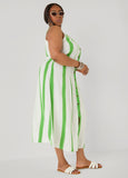 Striped Maxi Shirtdress