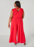 Tie Back Wide Leg Jumpsuit