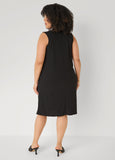 Two Tone Button Front Dress