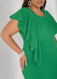 Ruffled Maxi Dress