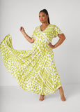 Dotted A Line Maxi Dress