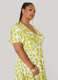 Dotted A Line Maxi Dress