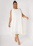Rosette Midi Dress