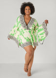 Drama Sleeved Printed Romper