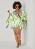 Drama Sleeved Printed Romper