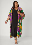 Printed Open Front Duster