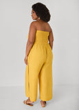 Strapless Tie Front Jumpsuit