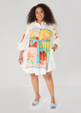Ruffled Amore Shirtdress