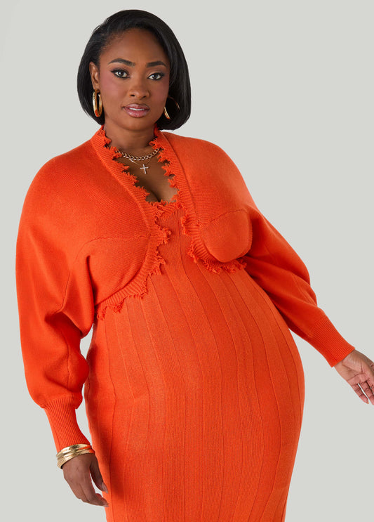 Plus Size Sweater Bolero Plus Size Shrug Plus Size Matching Set