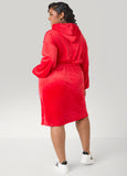 Hooded Velour Dress