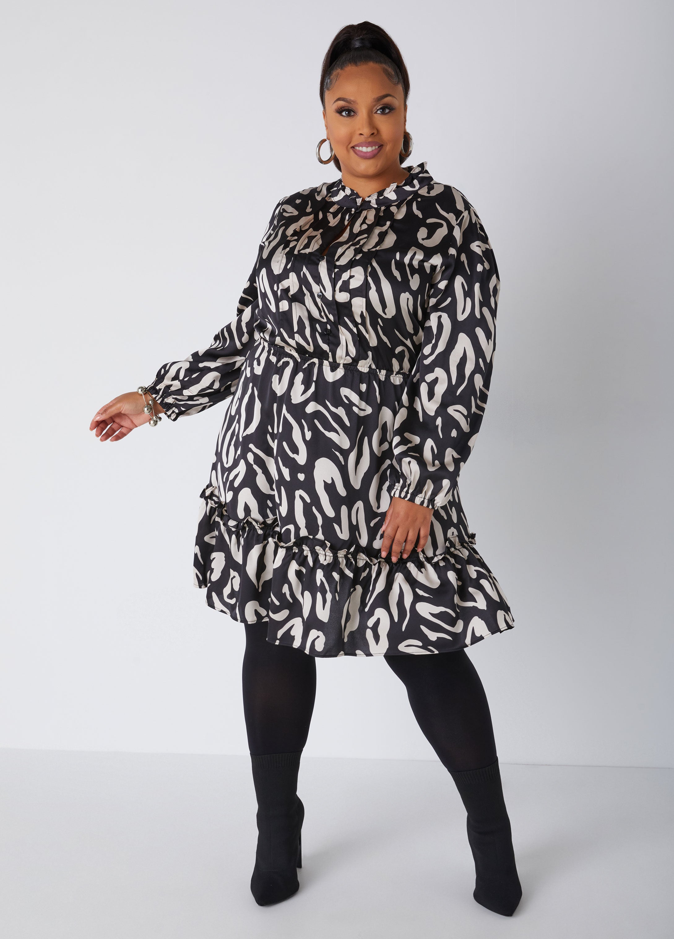 Effortless Elegance Leopard Print Dress Effortless Elegance Leopard Print Dress
