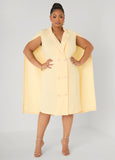 Cape Blazer Dress