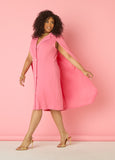 Cape Blazer Dress