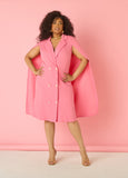 Cape Blazer Dress
