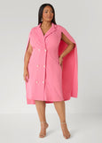 Cape Blazer Dress
