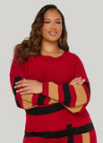 Cropped Striped Sweater