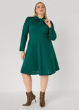Cutout Tie Neck A Line Dress