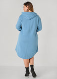 Hooded French Terry Sneaker Dress