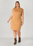 Mock Neck Bodycon Sweater Dress