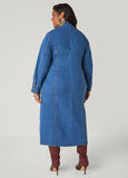 Midaxi Denim Shirtdress