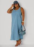 Chambray Maxi Dress