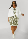 Tie Dyed Cotton T Shirt Dress