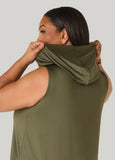 Hooded Maxi Cocoon Dress