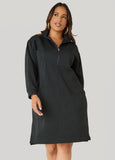 Zipped Athletic Knit Sneaker Dress