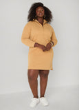 Zipped Athletic Knit Sneaker Dress